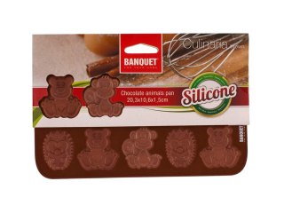 Silikonowa forma Zwierzątka II 10szt VETRO