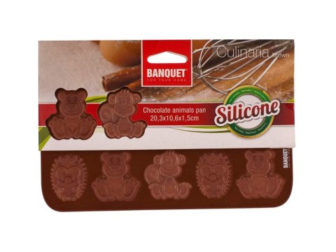 Silikonowa forma Zwierzątka II 10szt VETRO