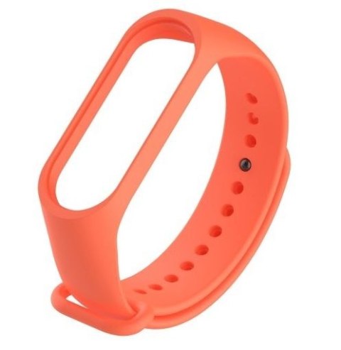 Silikonowy pasek opaska do Xiaomi Mi Band 5/ Xiaomi Mi Band 6 - pomarańczowy HaloFuture