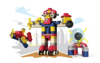 DIY Robot - zestaw klocków nauka, edukacja HaloFuture