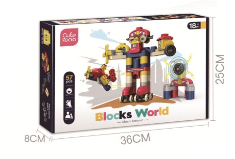 DIY Robot - zestaw klocków nauka, edukacja HaloFuture