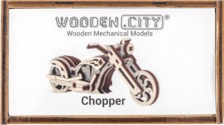 Drewniane Puzzle 3D - Motocykl Chopper Mobimods sp. z o.o.