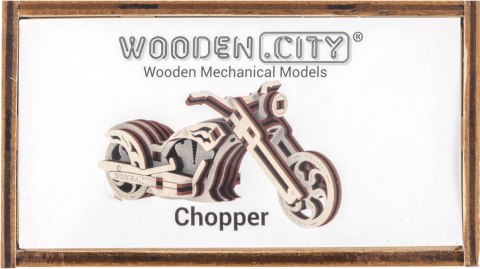 Drewniane Puzzle 3D - Motocykl Chopper Mobimods sp. z o.o.