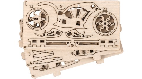 Drewniane Puzzle 3D - Motocykl Chopper Mobimods sp. z o.o.