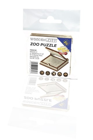 Drewniane Puzzle 3D - ZOO Mobimods sp. z o.o.