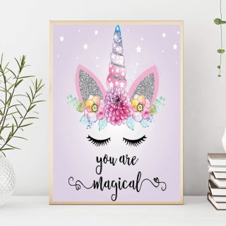 Haft Diamentowy/ Obraz 5D/ Mozaika Diamentowa/ Diamond Painting - You are magical, rozm. 40x50 cm HaloFuture