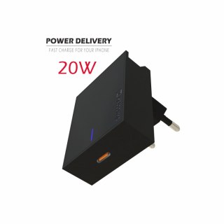 Ładowarka do iPhone 20W Power Delivery Swissten - czarna GAMACZ. CZ s.r.o.