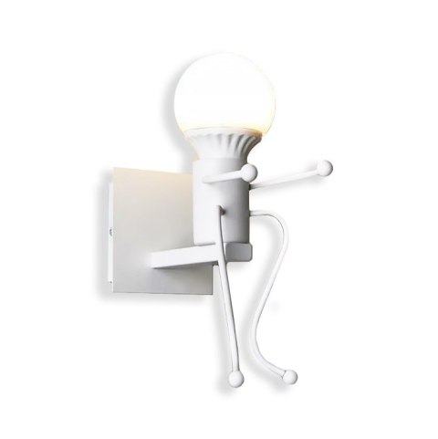 Lampa ścienna / Kinkiet Loft pojedyńczy - biała, typ VIII HaloFuture