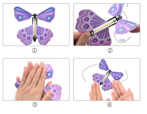 Magiczny latający motyl, zabawka dla dzieci — wzór IV HaloFuture