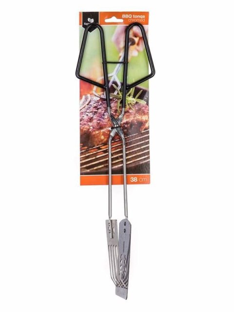 Chromowane szczypce BBQ 38cm VETRO