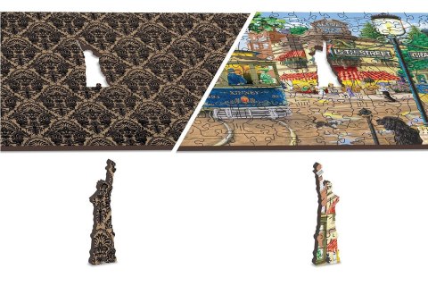 Drewniane Puzzle z figurkami - Wiktoriańska ulica rozm. XL, 1010 elementów Mobimods sp. z o.o.