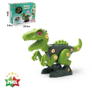 Zestaw konstrukcyjny DIY do montażu - Wesoły Velociraptor LOVE LIFE Sp. z.o.o