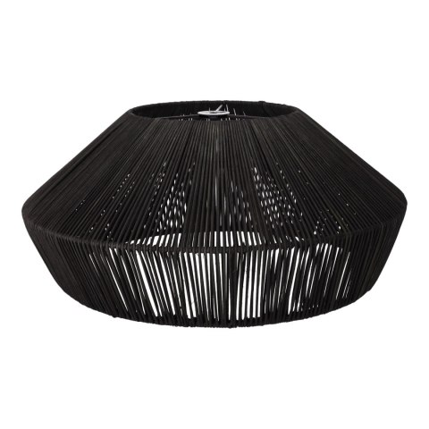 Lampa naturalna rattanowa wisząca - 50 cm (czarna) HaloFuture
