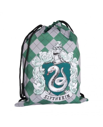 Plecak materiałowy Harry Potter - Slytherin, 43x32 cm PRODUKT LICENCJONOWANY, ORYGINALNY United Labels AG