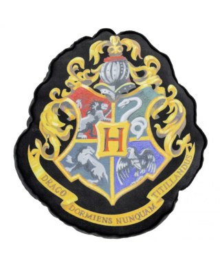 Poduszka Harry Potter - Herb Hogwartu, czarna 37x32x5 cm PRODUKT LICENCJONOWANY, ORYGINALNY United Labels AG