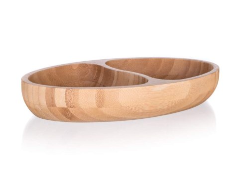 Półmisek dzielony bambusowy BRILLANTE Bamboo 24 x 13,5 x 4 cm VETRO