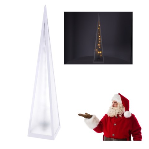 Świąteczna Choinka Lampa LED Gwiazdki obrotowe 90 cm HaloFuture