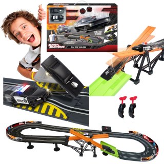 Szybcy i Wściekli tor wyścigowy z kontrolerami 3,3, m Dragon-i Toys HaloFuture