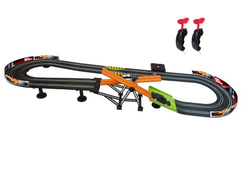 Szybcy i Wściekli tor wyścigowy z kontrolerami 3,3, m Dragon-i Toys HaloFuture