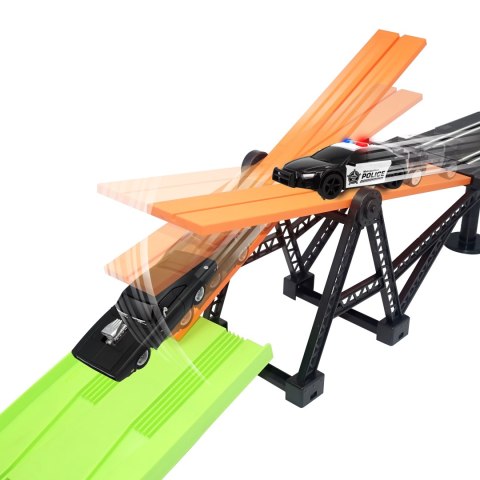 Szybcy i Wściekli tor wyścigowy z kontrolerami 3,3, m Dragon-i Toys HaloFuture
