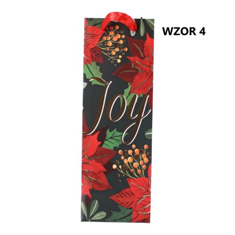Torebka na prezent świąteczna 35x12x10 cm Mix wzorów LOVE LIFE Sp. z.o.o