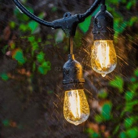 Girlanda Ogrodowa Świetlna 10M 10X Żarówka LED Sieciowa Wodoszczelna Hedo sp. z o.o.