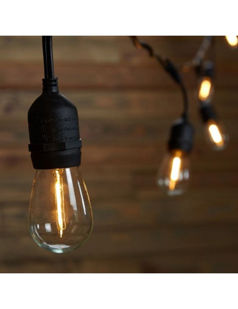 Girlanda Ogrodowa Świetlna 10M 10X Żarówka LED Sieciowa Wodoszczelna Hedo sp. z o.o.