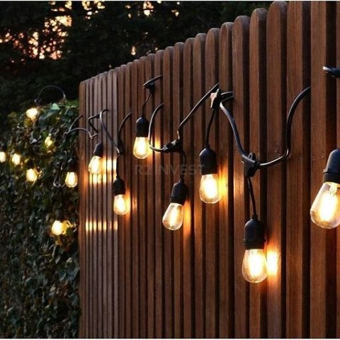 Girlanda Ogrodowa Świetlna 20M 20X Żarówka LED Sieciowa Wodoszczelna Hedo sp. z o.o.