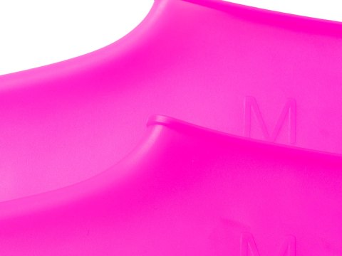 Gumowe wodoodporne ochraniacze na buty rozmiar "35-39" - ciemnoróżowe HaloFuture