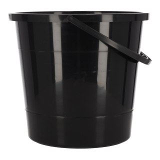 Uniwersalne wiadro 10L, POLSKI PRODUKT - czarne "Marek" Wytwarzanie Artykułów z Tworzyw Sztucznych Daniel Lipiec