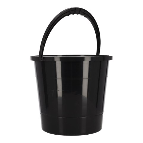 Uniwersalne wiadro 10L, POLSKI PRODUKT - czarne "Marek" Wytwarzanie Artykułów z Tworzyw Sztucznych Daniel Lipiec