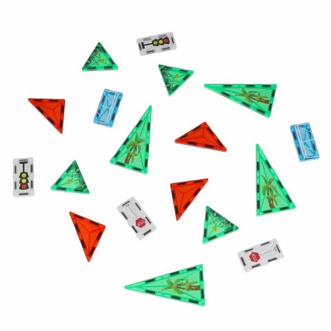 Klocki magnetyczne konstrukcyjne 3D miasto samochody 91 elementów Kik Sp. z o. o. Sp. k.