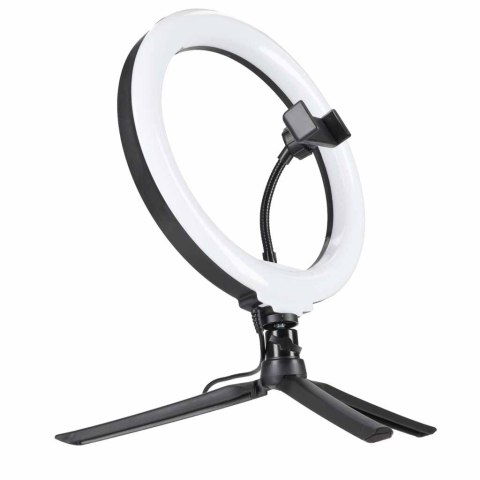 Lampa pierścieniowa do selfie LED RGB na statywie Kik Sp. z o. o. Sp. k.