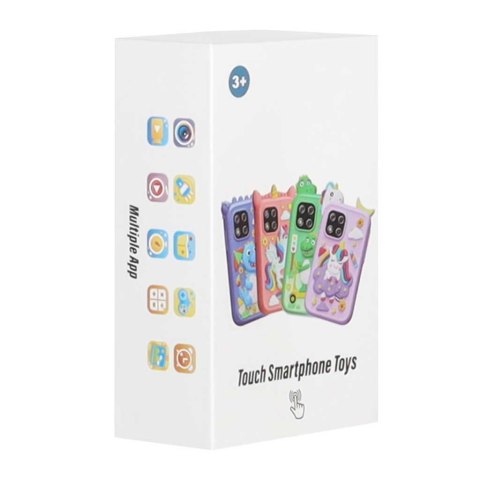 Telefon smartfon dla dzieci aparat kamera karta 8GB fioletowy jednorożec Kik Sp. z o. o. Sp. k.