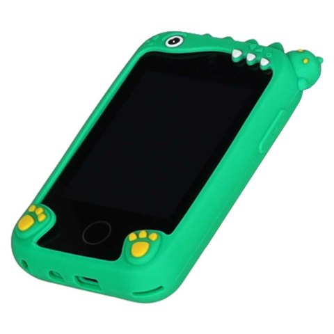 Telefon smartfon dla dzieci aparat kamera karta 8GB zielony dinozaur Kik Sp. z o. o. Sp. k.