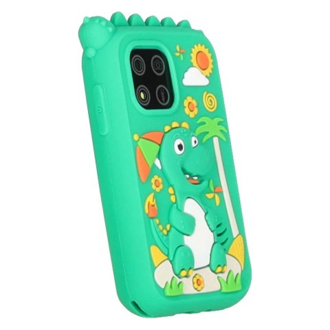 Telefon smartfon dla dzieci aparat kamera karta 8GB zielony dinozaur Kik Sp. z o. o. Sp. k.