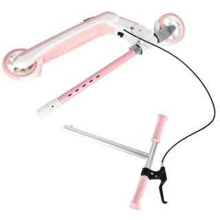 Hulajnoga dla dzieci TRIKE FIX dwukołowa LED składana podwójne hamulce różowa Kik Sp. z o. o. Sp. k.