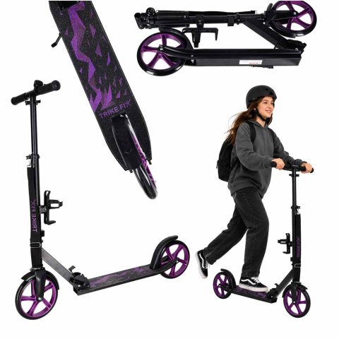 Hulajnoga miejska Trike Fix składana koła 200mm czarno-fioletowa Kik Sp. z o. o. Sp. k.