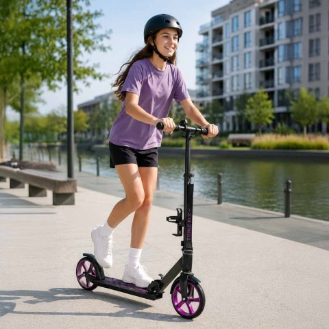 Hulajnoga miejska Trike Fix składana koła 200mm czarno-fioletowa Kik Sp. z o. o. Sp. k.