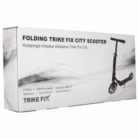Hulajnoga miejska Trike Fix składana koła 200mm czarno-szara Kik Sp. z o. o. Sp. k.