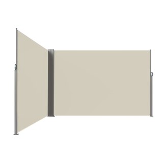 Markiza narożna boczna tarasowa LUARO parawan zwijany 180 x 620 cm beżowy Kik Sp. z o. o. Sp. k.