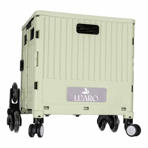 Wózek transportowy na zakupy LUARO składany 8 kółek pokrywka Kik Sp. z o. o. Sp. k.