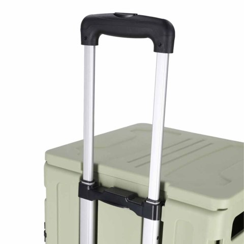 Wózek transportowy na zakupy LUARO składany 8 kółek pokrywka Kik Sp. z o. o. Sp. k.