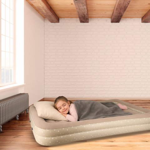 Łóżko dziecięce materac dmuchany do spania turystyczny pompka 140cm x 90cm Kik Sp. z o. o. Sp. k.