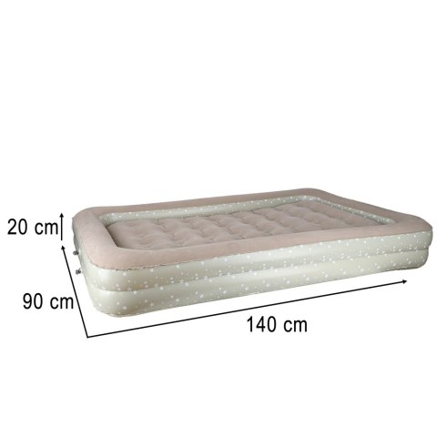 Łóżko dziecięce materac dmuchany do spania turystyczny pompka 140cm x 90cm Kik Sp. z o. o. Sp. k.