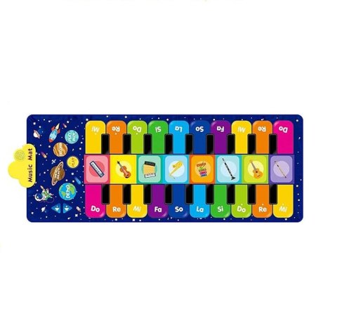 Mata do tańczenia dla dzieci interaktywna muzyczna 8 instrumentów 10 melodii Kik Sp. z o. o. Sp. k.