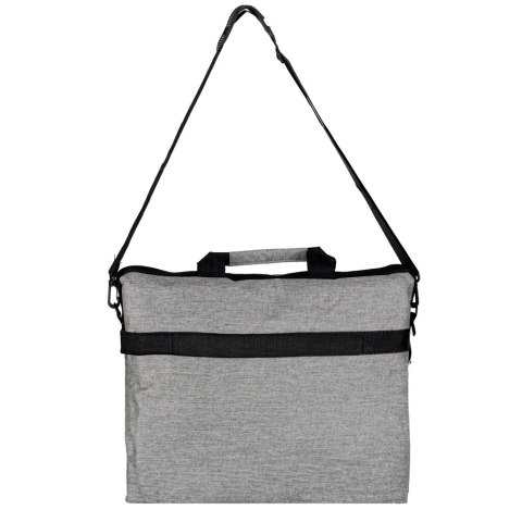 Torba na laptopa 15,6 cali na ramię z paskiem teczka biznesowa damska męska szara Kik Sp. z o. o. Sp. k.