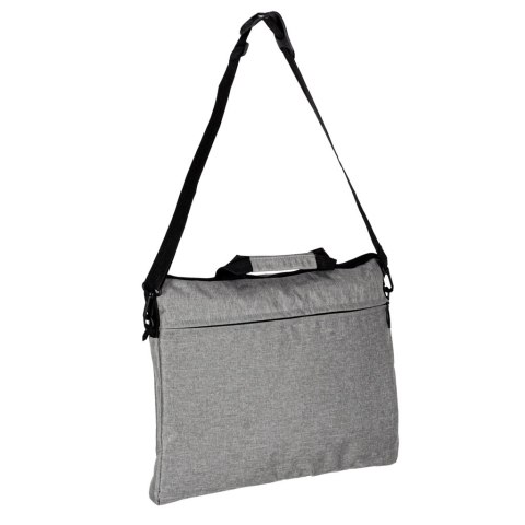 Torba na laptopa 15,6 cali na ramię z paskiem teczka biznesowa damska męska szara Kik Sp. z o. o. Sp. k.