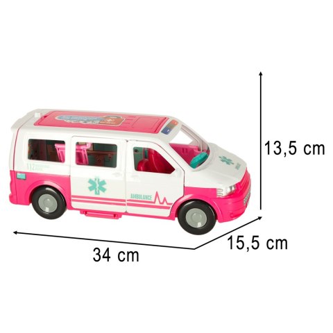 Karetka pogotowia ambulans mobilny szpital lalka akcesoria Kik Sp. z o. o. Sp. k.