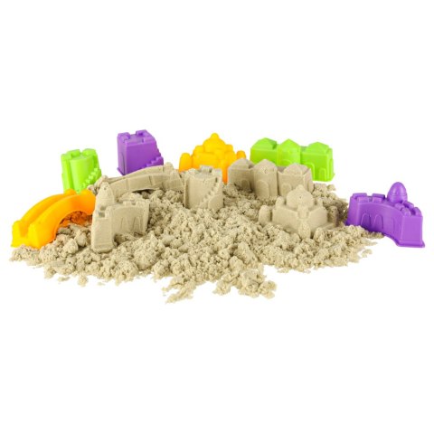 Piasek dla dzieci 1100g zamek pojazdy foremki figurki zestaw kreatywny Kik Sp. z o. o. Sp. k.